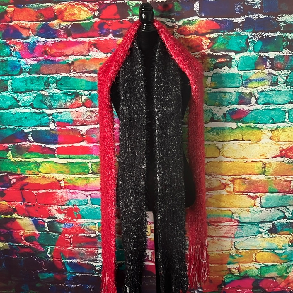 Red & Black Scarf Set 0176‎ & 1078